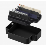 Spigen SGP Επιτραπέζια βάση Organizer για Apple Watch Band S340 με λειτουργία φόρτισης, 90° σύστημα περιστροφής & αποθηκευτικούς χώρους - ΜΑΥΡΟ - AMP07602